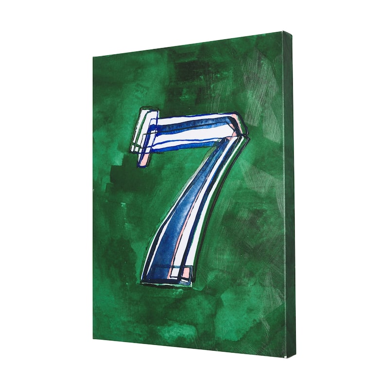 Numbers VII (42 x 56) Canvas Art Print