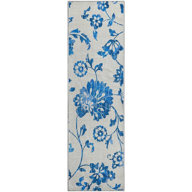Premium Washable Super Soft Floral Whimsy Mayfield Rug