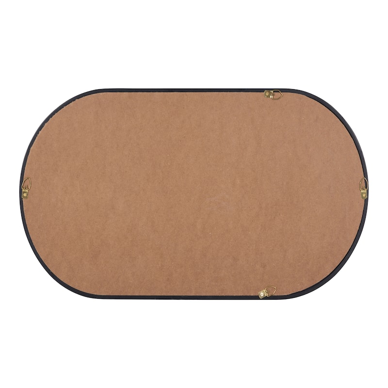 Kate and Laurel Travis Capsule Oval Framed Wall Mirror