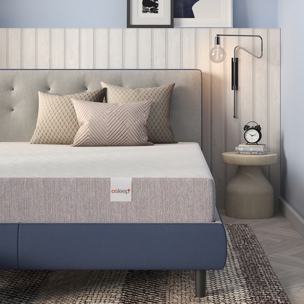 slide 1 of 8, OSleep 10-inch Medium Firm Gel Memory Foam Mattress