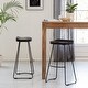 preview thumbnail 26 of 72, MH London Romboss Handmade Mango Wood Saddle Seat Stool