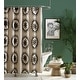 preview thumbnail 1 of 3, Soleil Fabric Shower Curtain by Jungalow