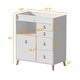 preview thumbnail 35 of 33, Versatile Nursery Changing Station with Ample Storage - White Dresser