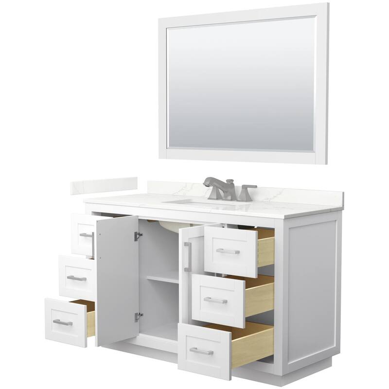Wyndham Collection WCF292954S-QTZ-US3M46 Miranda 54" Free Standing