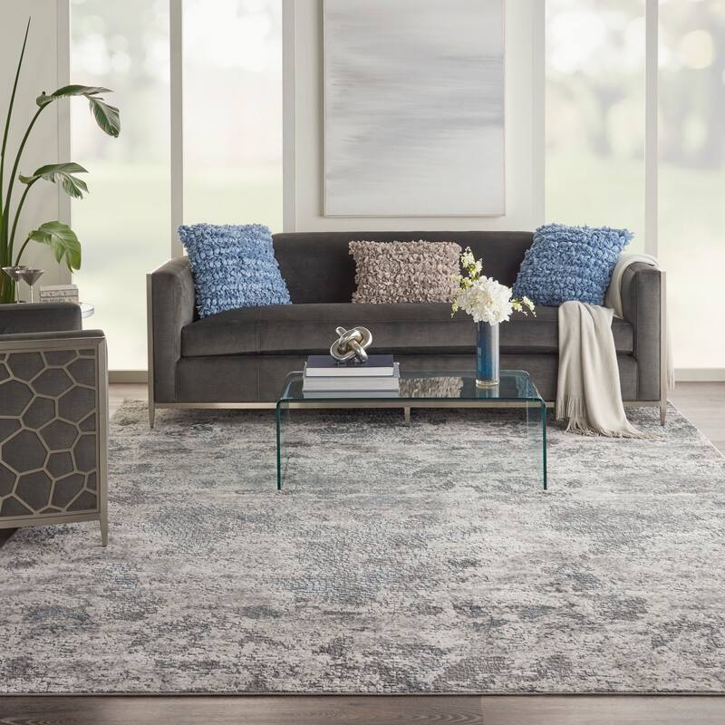 Michael Amini MA90 Uptown Abstract Area Rug