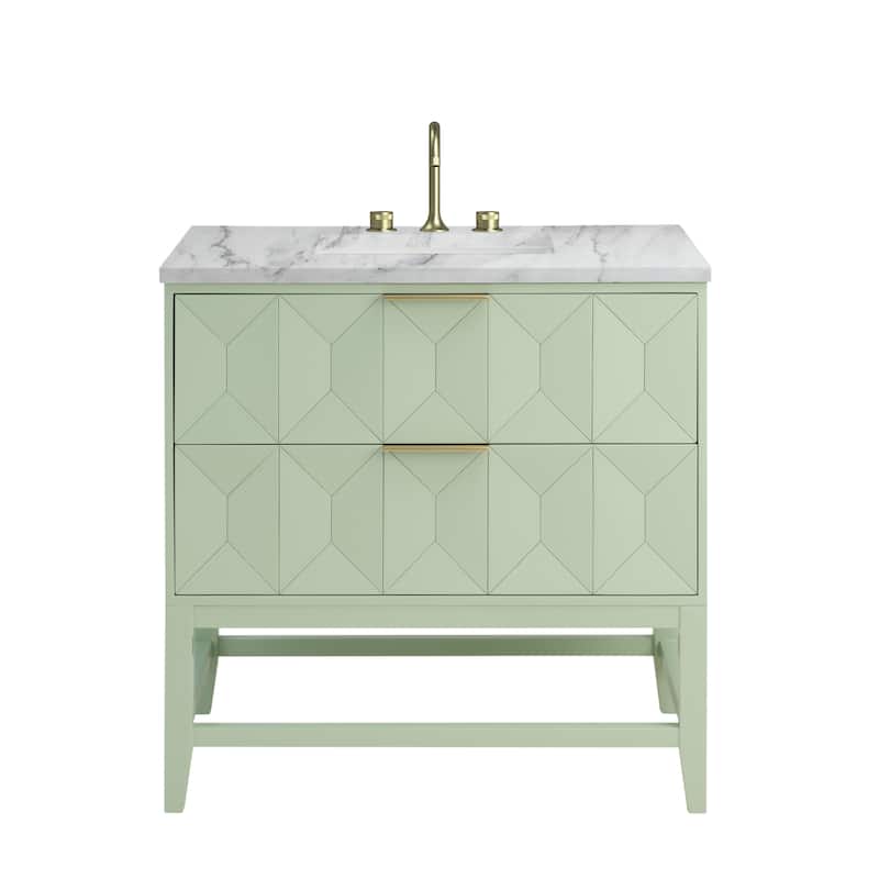 Emmeline 36" Single Vanity Cabinet, Pistachio