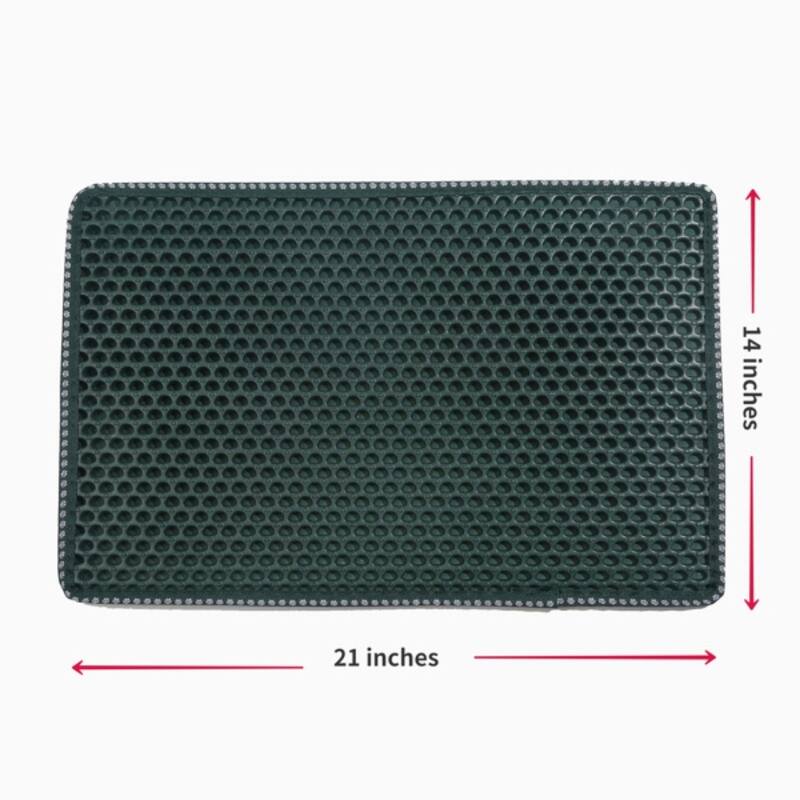 Cat Litter Mat Kitty Litter Trapping Mat Double Layer Mats