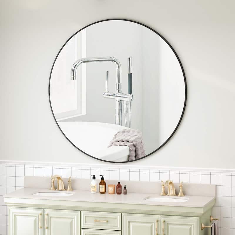 Wall Mounted Circular Mirror,for Bathroom,Living Room,Bedroom Wall Decor