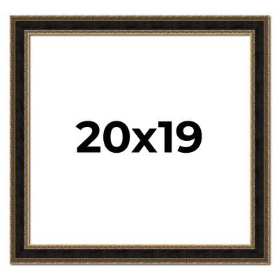 20x19 Frame Gold Antique Vintage Sold Wood Picture Frame | 1.75 Inch