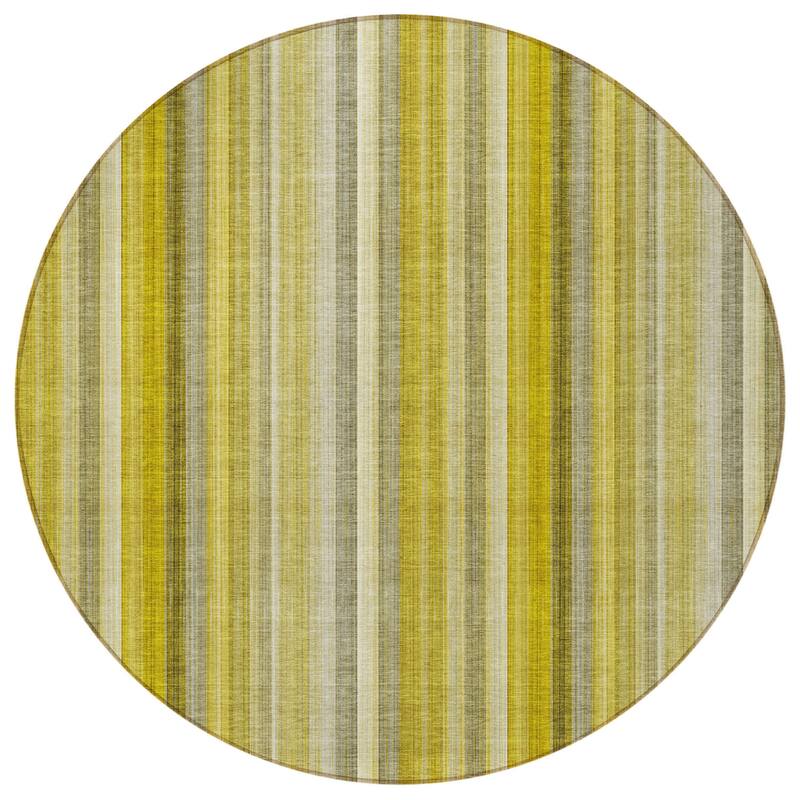 Almiro Stripe Weather Resistant Timeless Fusion Outdoor Rug