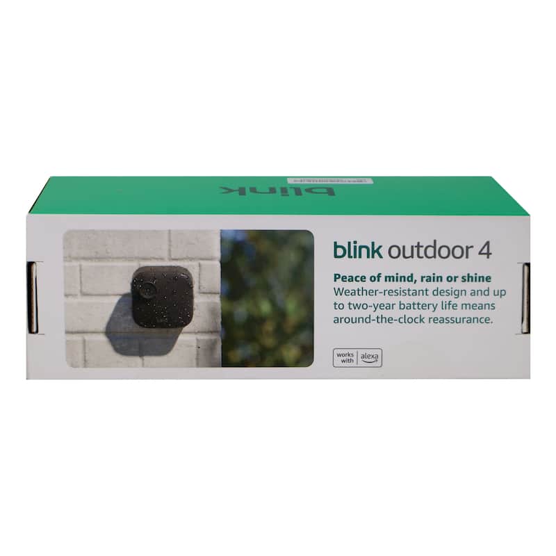 Blink Outdoor 4 Wireless Smart Security Camera - Sync Module Core Included (2 Cameras) - Black