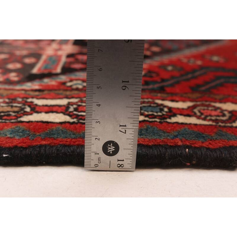 ECARPETGALLERY Hand-knotted Andelz Navy Wool Rug - 3'10 x 10'1