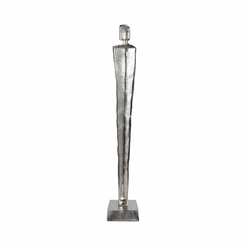 Metal Aluminum Sculpture Decorative Abstract Figure Modern Accent