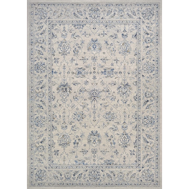 Serai All Over Meshed Area Rug - 5'3" x 7'6" - Grey