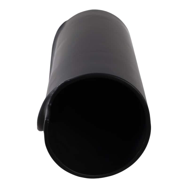 Ceramic Stoneware Vase Sculptural Curved Silhouette Modern Design