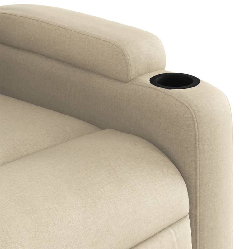 vidaXL Stand up Massage Recliner Chair Power Lift Wingback Armchair Fabric