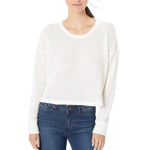 white open knit sweater