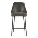 preview thumbnail 3 of 62, Silver Orchid Naldi Contemporary Black Counter Stool (Set of 2) - N/A