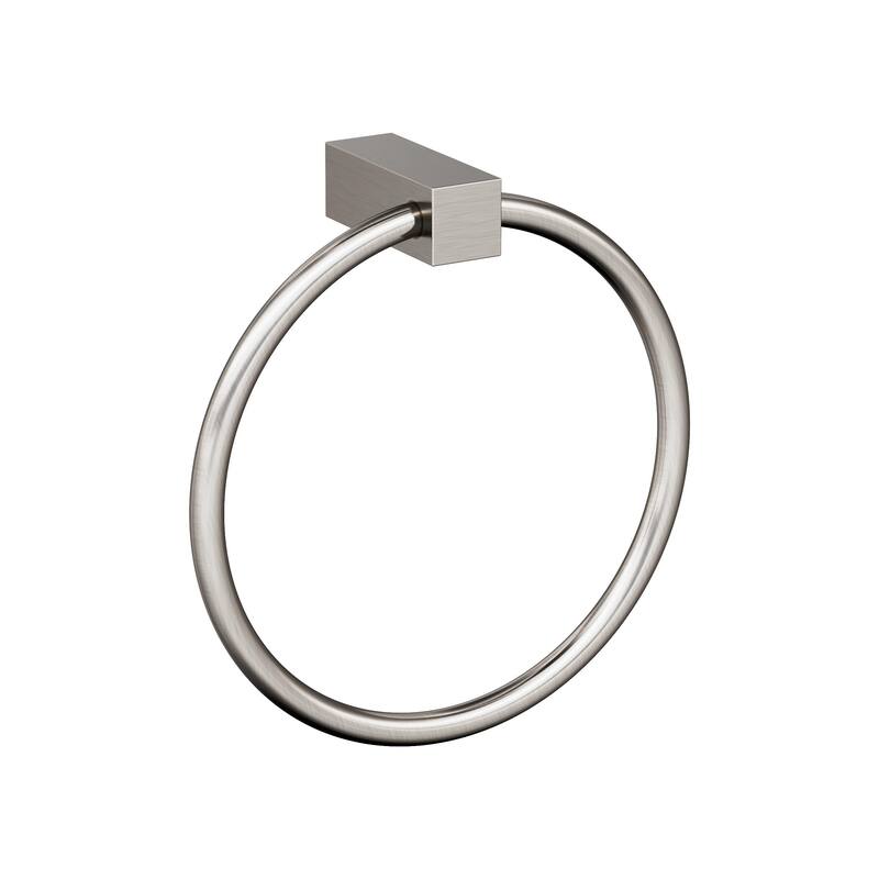 Amerock Monument Towel Ring - Satin Nickel