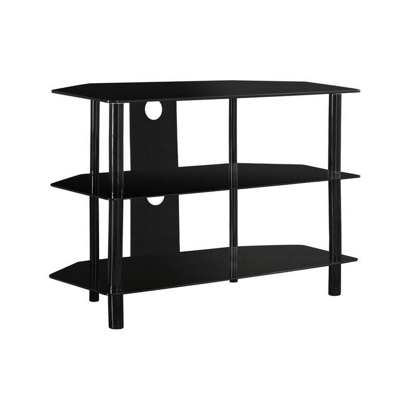 Tv Stand, 36 Inch, Console, Media Entertainment Center, Storage Shelves, Living Room