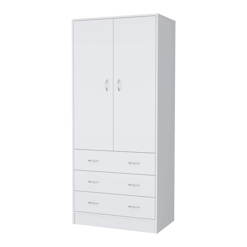 Prescott Armoire - White - White