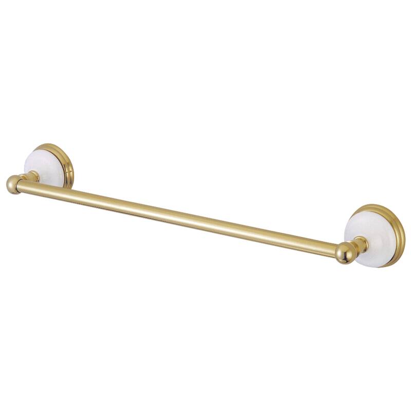 Victorian 24-Inch Towel Bar - Polished Brass