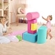 preview thumbnail 2 of 7, Gymax 6 PCS Kids Climber Play Set Indoor Foam Climb & Crawl Activity