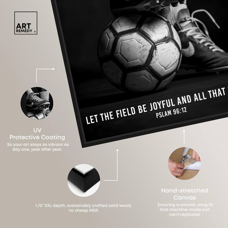 Let the Field be Joyful Canvas by Art Remedy