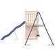 preview thumbnail 19 of 23, vidaXL Swing Set Outdoor Backyard Wooden Playground Equipment for Kids Age 3-8