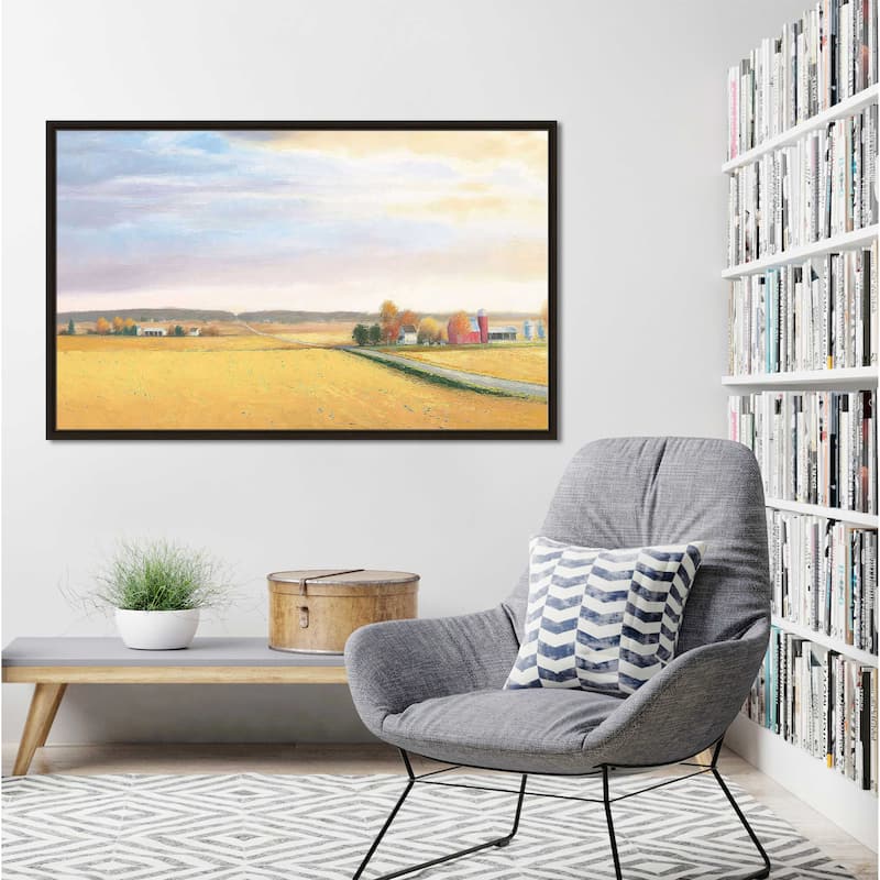 "Heartland Landscape Farm" Print on Floating Canvas