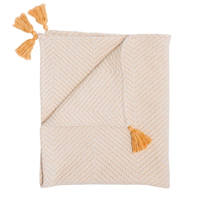 Crane Baby Marigold Chevron Blanket