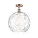 Option Clear Water Glass / Antique Copper