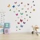 preview thumbnail 2 of 5, Walplus 3D Effect Colorful Butterflies Kids Wall Sticker Nursery Decor