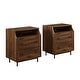 preview thumbnail 15 of 21, Middlebrook Modern 2-Drawer USB Nightstand, Set of 2