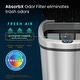 preview thumbnail 9 of 9, iTouchless Oval 13‑Gallon Sensor Kitchen Trash Can with AbsorbX Odor Filter