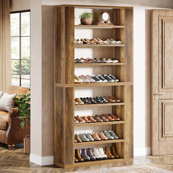 Shoe Bench Cupboard Wooden Shoe Rack The Range 80 Inches Tall Shoe