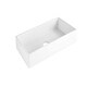 preview thumbnail 2 of 6, Harper Farmhouse Apron Front Fireclay 36 in. Single Bowl Kitchen Sink in Crisp White with Care IQ Kit