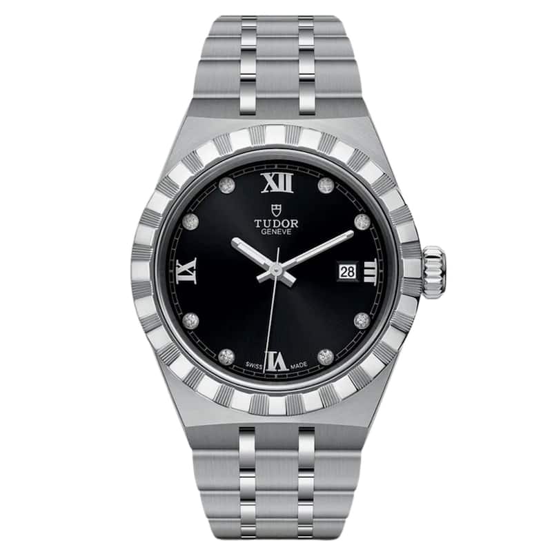 Tudor Women's Royal Black Dial Watch - M28300-0004 - One Size