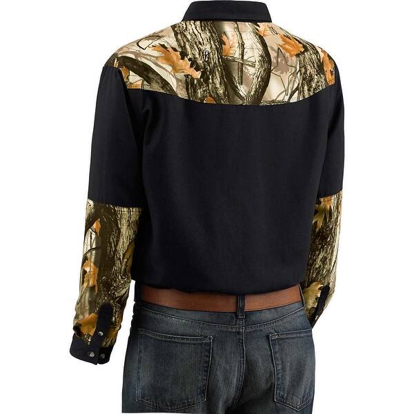Shop Legendary Whitetails Men S God S Country Camo Button Down Camp Shirt Overstock 13467542