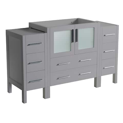 Buy Matte 53 Inch Bathroom Vanities Vanity Cabinets Online At Overstock Our Best Bathroom Furniture Deals