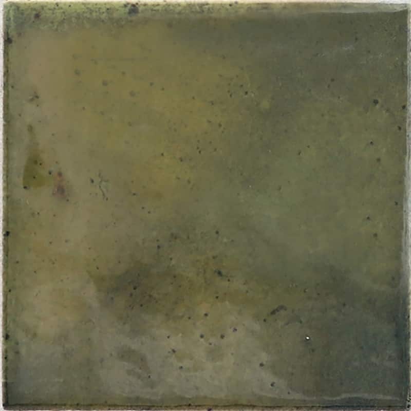 Apollo tile 4" x 4" Antiek Glossy Olive Green Ceramic Tile (6.46 sq ft/case) - 60 Pack