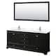 Option Dark Espresso, Chrome Trim, White Quartz Top