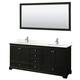 Option Dark Espresso, Chrome Trim, White Quartz Top