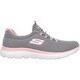 Skechers Women's Summits Training Sneaker Gray/Pink - Thumbnail 1