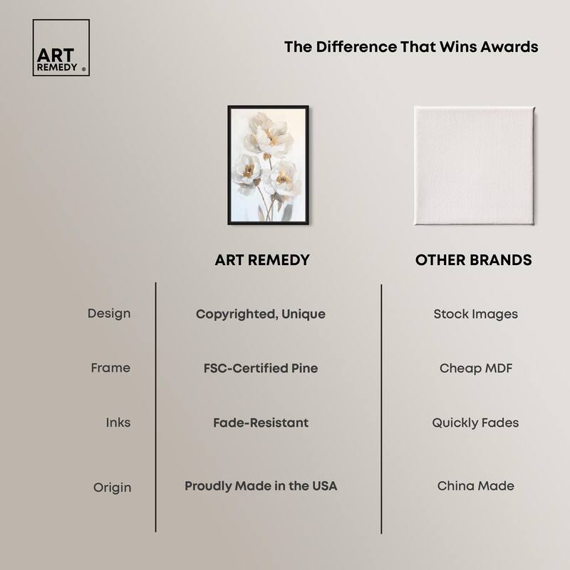 Silvered Flora II Canvas by Art Remedy