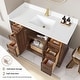 preview thumbnail 91 of 130, Tokyo Bath Vanity with Quartz Stone Top without Mirror