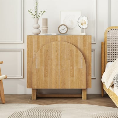 Modern Farmhouse 2 Door Storage Cabinets for Kitchen, Dining Room