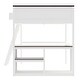 preview thumbnail 12 of 14, Pine Queen Loft Bed with Desk, Storage & USB