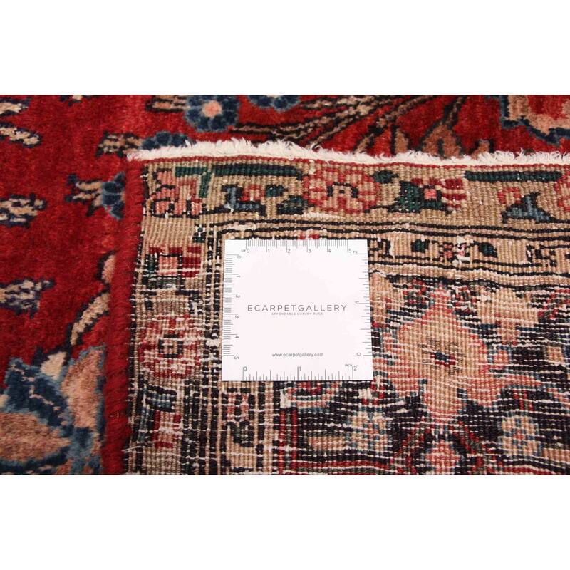 ECARPETGALLERY Hand-knotted Anatolian Red Wool Rug - 5'1 x 9'1