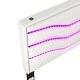 preview thumbnail 32 of 30, Queen Size Upholstered Storage Platform Bed with LED
